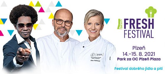 Soutěž o vstupenky na gastronomický Prima Fresh festival 2021 - www.chytrazena.cz