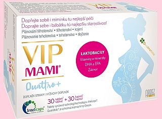 Soutěž o komplexní péči o maminku i miminko VIP MAMI Quattro+ - www.chytrazena.cz
