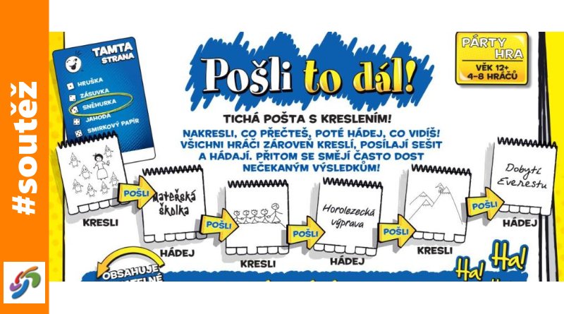 SOUTĚŽ o kreslící party hru POŠLI TO DÁL! - www.chrudimka.cz
