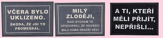 Soutěž o vtipné rohožky od MůjKoberec.cz - www.chytrazena.cz