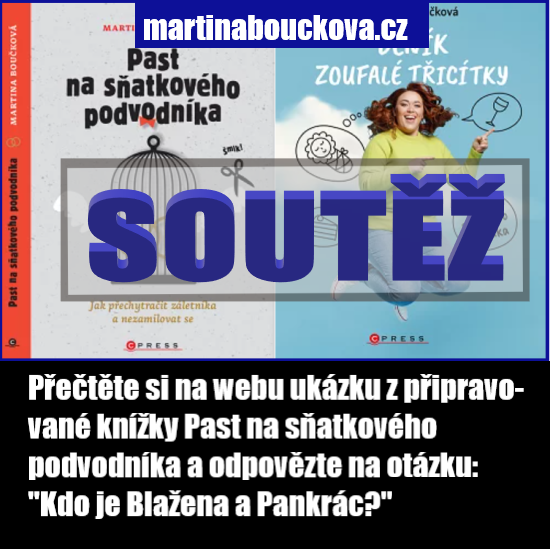 Soutěž o humorné knížky. Pět výher a deset knih ve hře - www.martinabouckova.cz