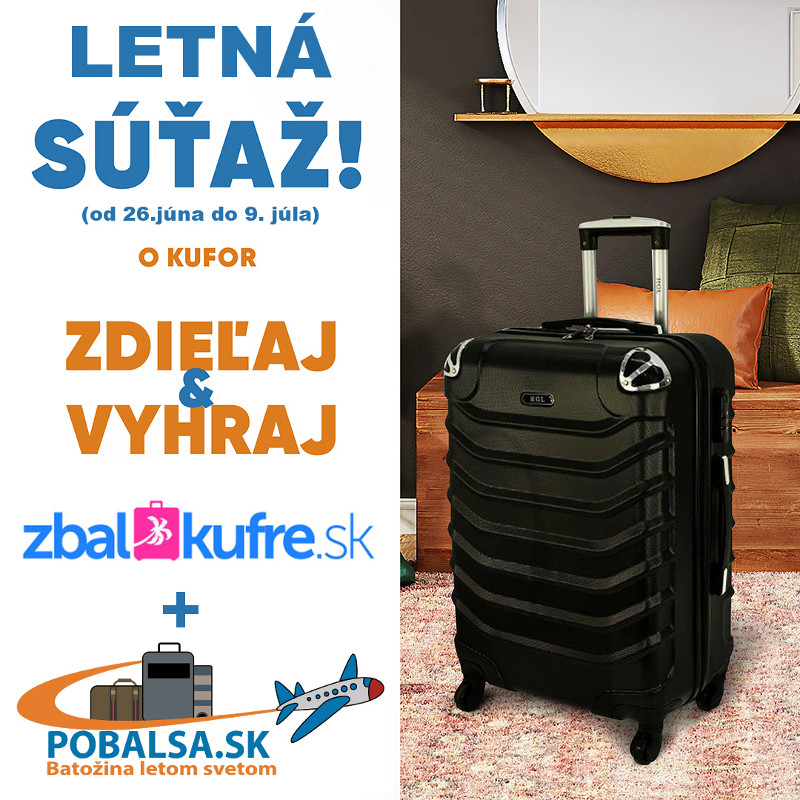 Letní soutěž o cestovní kufr - www.pobalsa.sk